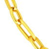 TOMEI Lusso Italia Glossy Linked Bracelet, Yelow Gold 916