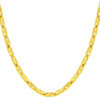 TOMEI Lusso Italia Clip Linked Necklace, Yellow Gold 916