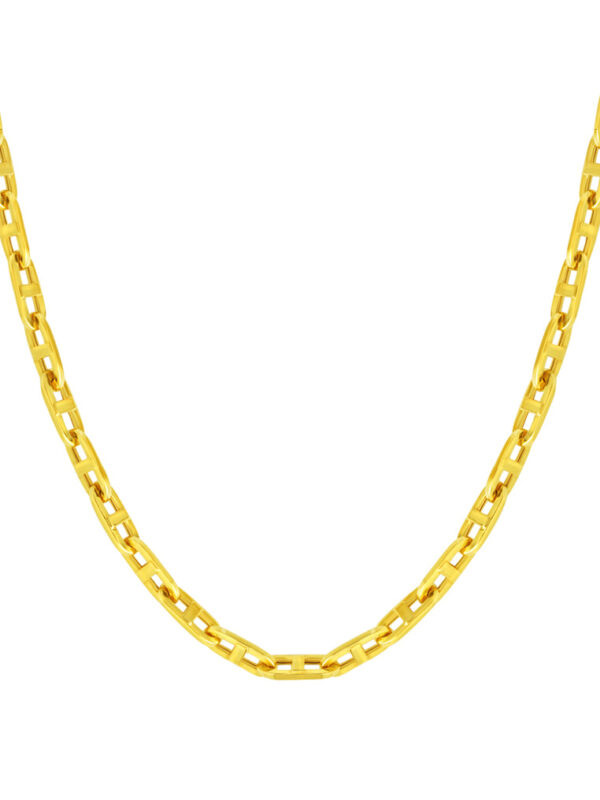 TOMEI Lusso Italia Clip Linked Necklace, Yellow Gold 916
