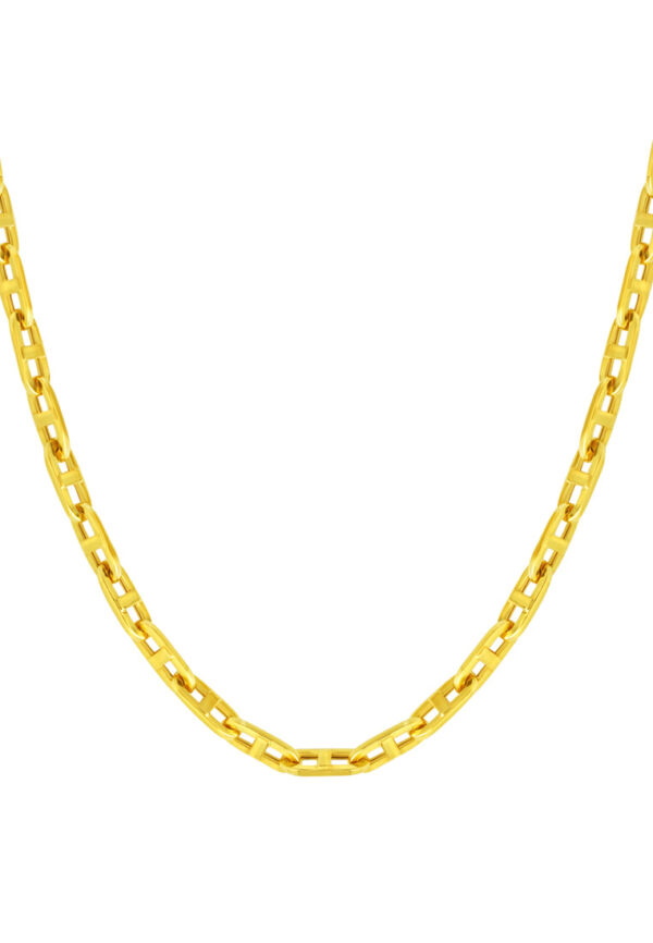 TOMEI Lusso Italia Clip Linked Necklace, Yellow Gold 916