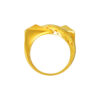 TOMEI Lusso Italia Scaly Ring, Yellow Gold 916