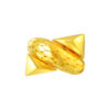 TOMEI Lusso Italia Scaly Ring, Yellow Gold 916