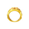 TOMEI Lusso Italia Stacking Ring, Yellow Gold 916
