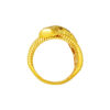 TOMEI Lusso Italia Layered Knot Ring, Yellow Gold 916