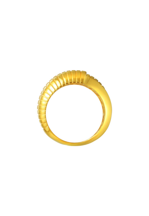 TOMEI Lusso Italia Twisted Ring, Yellow Gold 916