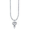 TOMEI Key Pendant, White Gold 585