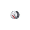 TOMEI Butterfly Printed Charm, White Gold 585