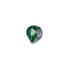TOMEI Green Leaf Charm, White Gold 585