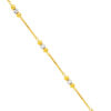 TOMEI Dual-Tone Bead Bracelet, Yellow Gold 916