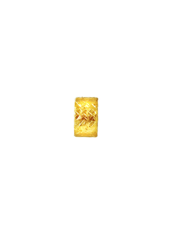 TOMEI Circle Charm, Yellow Gold 916