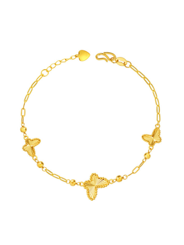 TOMEI Butterfly Bracelet, Yellow Gold 999 (5G)