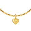 TOMEI Chubby Heart Pendant, Yellow Gold 916