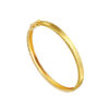 TOMEI Full Laser Cutting Bangle, Yellow Gold 916