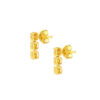 TOMEI Diamond Cut Collection Dangling Earrings, Yellow Gold 916