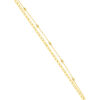 TOMEI Dual-Line Style Bracelet, Yellow Gold 916