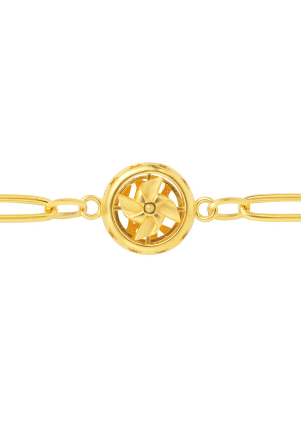 TOMEI Fortune Turns Bracelet, Yellow Gold 916