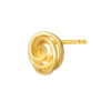 TOMEI Flower Knot Earrings, Yellow Gold 916