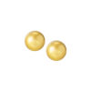 TOMEI Lusso Italia Button Earrings, Yellow Gold 916