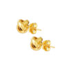 TOMEI Lusso Italia Love Knot Earrings, Yellow Gold 916