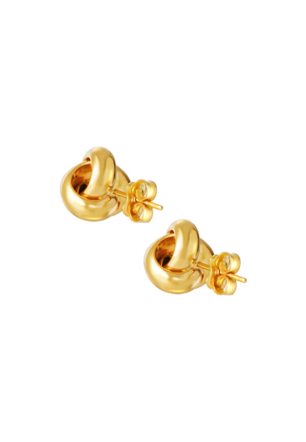 TOMEI Lusso Italia Love Knot Earrings, Yellow Gold 916