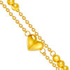 TOMEI Love Beads Double Strand Bracelet, Yellow Gold 916