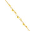 TOMEI Love Beads Double Strand Bracelet, Yellow Gold 916