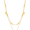 TOMEI Love Beads Double Strand Necklace, Yellow Gold 916