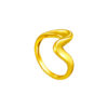 TOMEI Anastasia Curvy Ring, Yellow Gold 916
