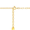 TOMEI Diamond Cut Collection Snow Flake Bracelet, Yellow Gold 916