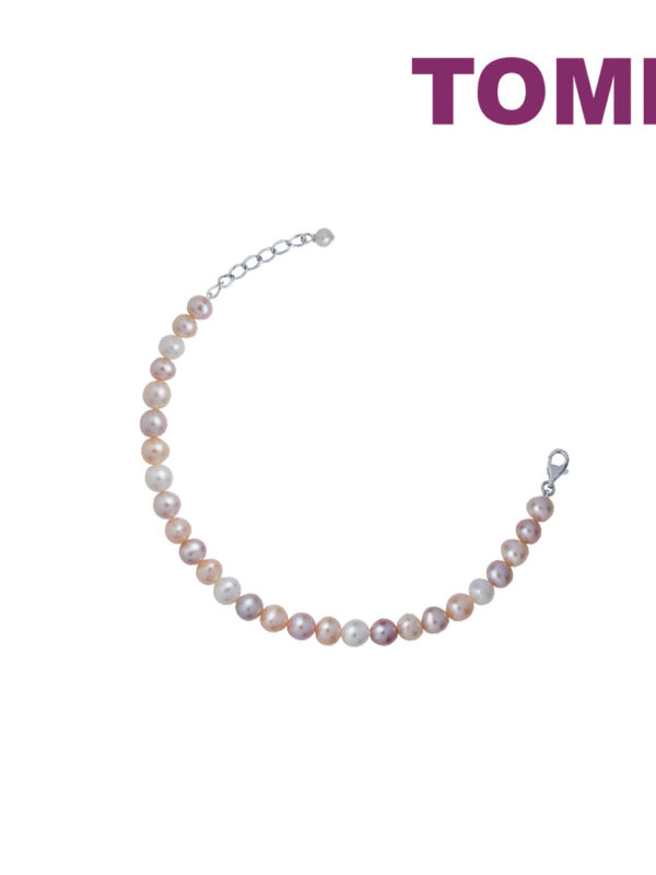 TOMEI Natural Mixed Pink Pearl Bracelet