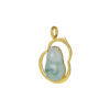 TOMEI Big Gourd Jade Pendant, Yellow Gold 750