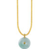 TOMEI Jade Of Completeness Pendant, Yellow Gold 750