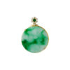 TOMEI Peacefully Jade Pendant, Yellow Gold 750