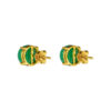 TOMEI Classical Jade Earrings, Yellow Gold 750