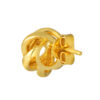 TOMEI Petally Knot Earrings, Yellow Gold 916