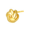 TOMEI Petally Knot Earrings, Yellow Gold 916