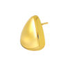 TOMEI Lusso Italia Triangular Earrings, Yellow Gold 916