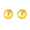 TOMEI Lusso Italia Glowing Ball Earrings, Yellow Gold 916