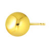 TOMEI Lusso Italia Glowing Ball Earrings, Yellow Gold 916