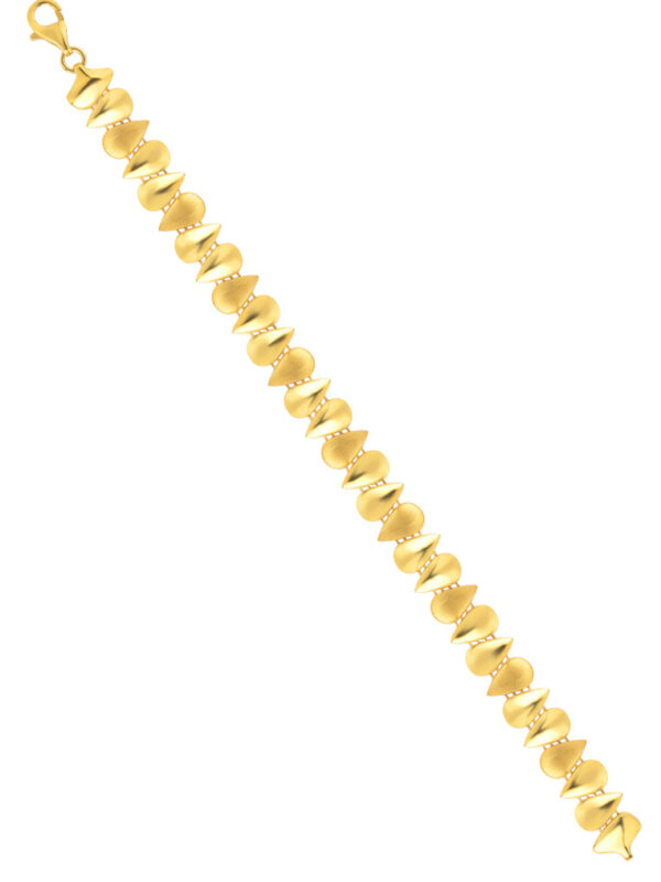 TOMEI Lusso Italia Droplets Bracelet, Yellow Gold 916