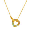 TOMEI Mother-Of-Pearl Heart Necklace, Yellow Gold 999 (5G)