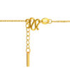 TOMEI Mother-Of-Pearl Heart Necklace, Yellow Gold 999 (5G)