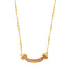 TOMEI Mother-Of-Pearl Smile-like Necklace, Yellow Gold 999 (5G)