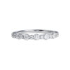TOMEI Glimmering Grace Collection Eternity Ring, White Gold 750