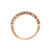 TOMEI Glimmering Grace Collection Eternity Ring, Rose Gold 750