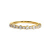 TOMEI Glimmering Grace Collection Eternity Ring, Yellow Gold 750