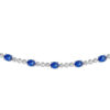 TOMEI Blue Sapphire Bracelet, White Gold 750