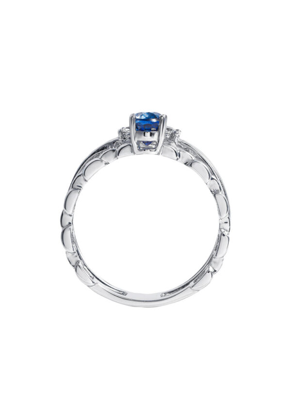 TOMEI Blue Sapphire Ring, White Gold 750