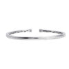 TOMEI Brilliance Collection Diamond Bangle, White Gold 750
