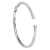 TOMEI Brilliance Collection Diamond Bangle, White Gold 750